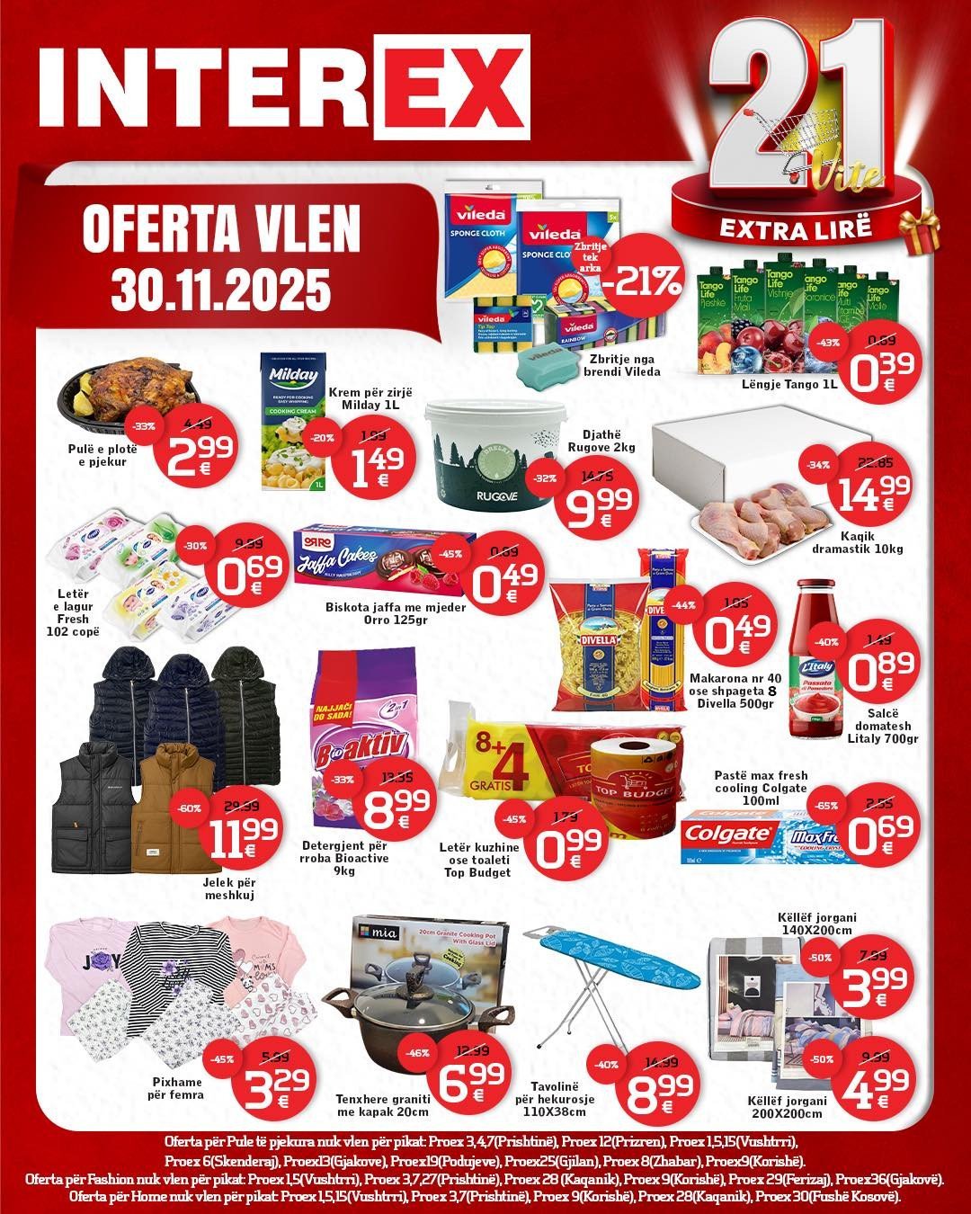 Vite Interex Extra Lirë