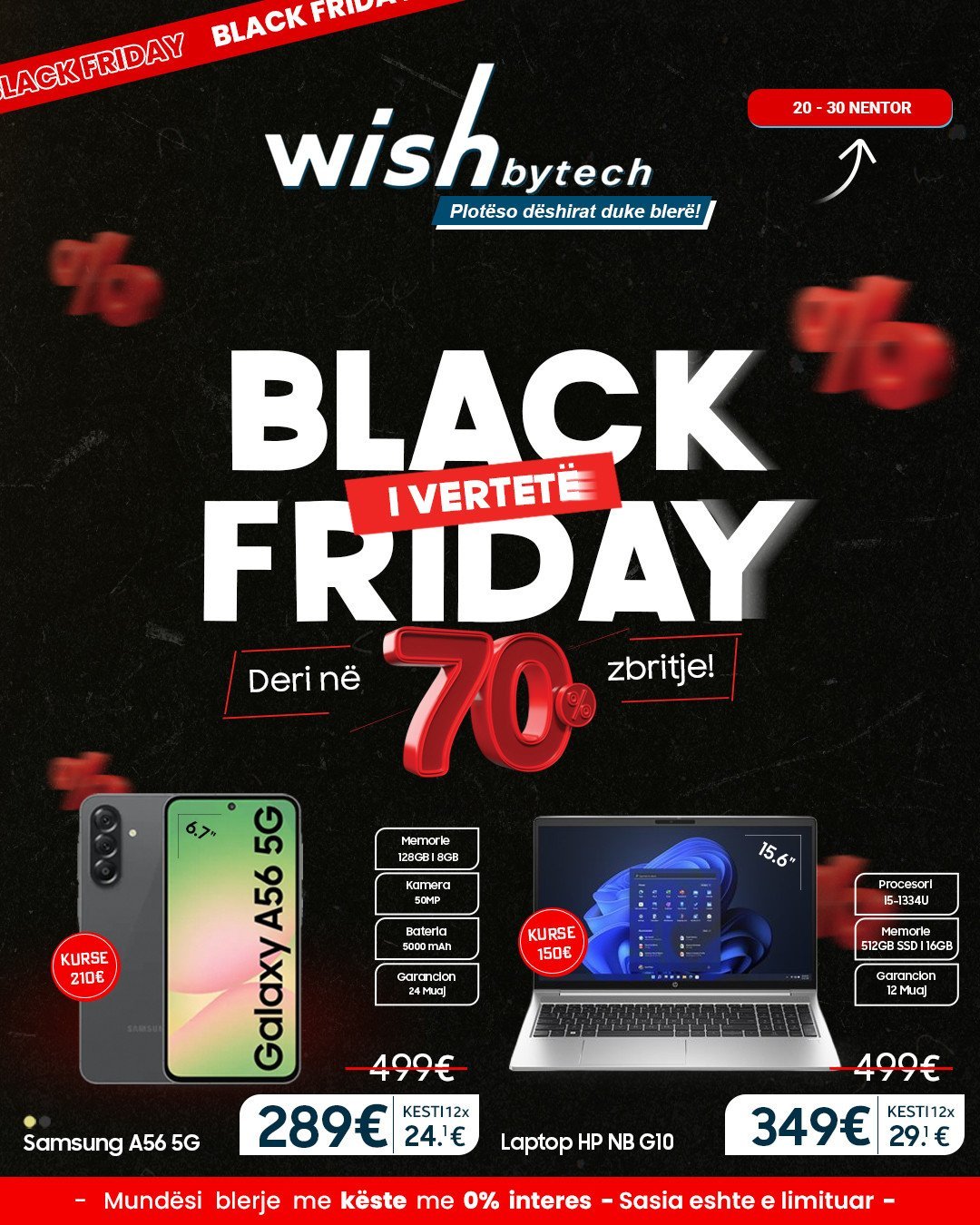 BLACK FRIDAY ME I ÇMENDUR NË VEND