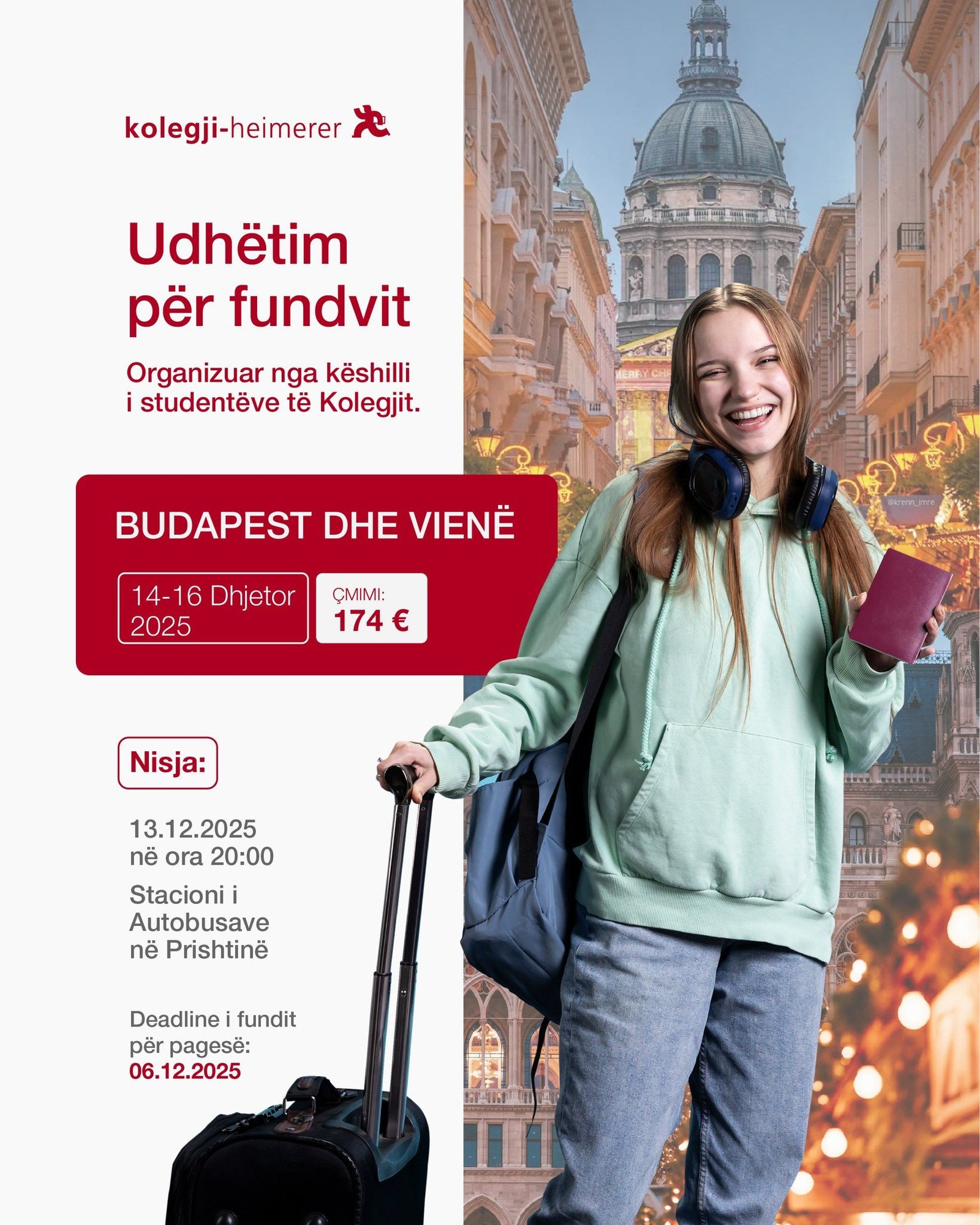 Udhëtim për fundvit: Budapest & Vjenë