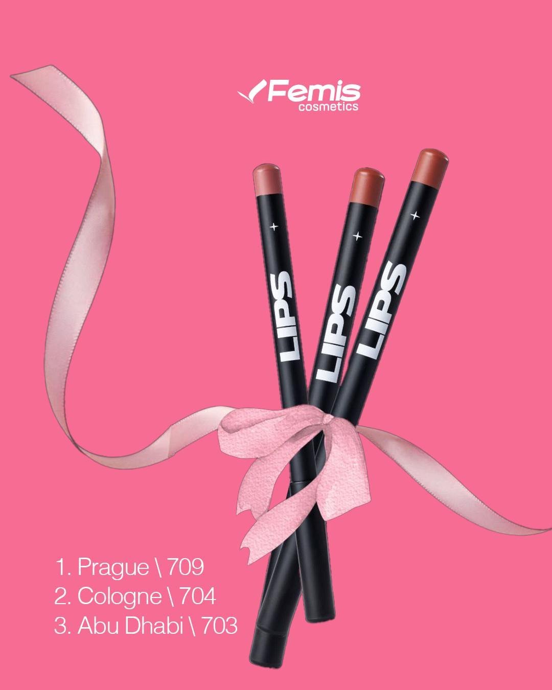 Një vijë e butë, një prekje ngjyrash dhe... buzët flasin vetë