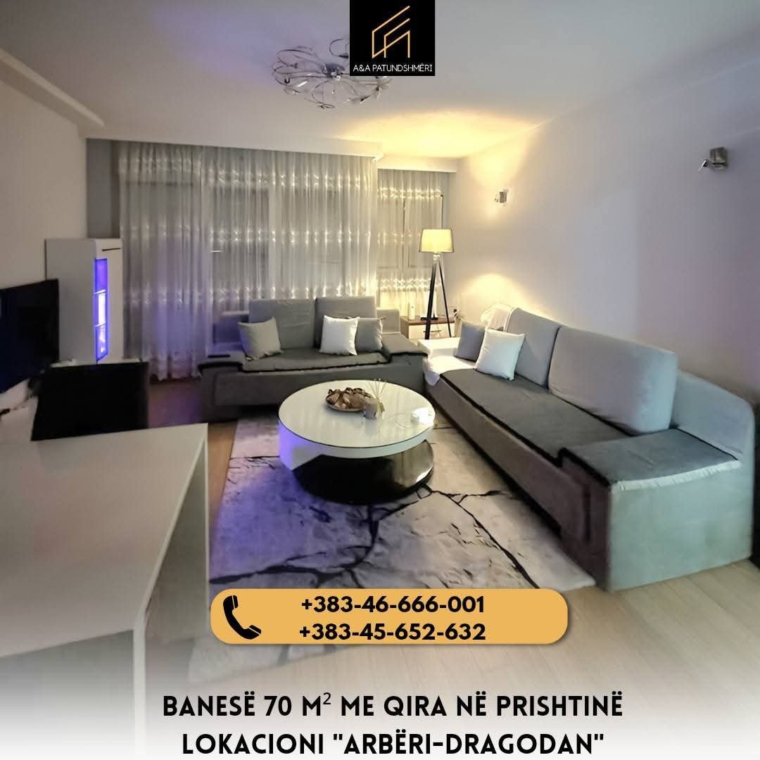Banesë 70 m² me Qira Prishtinë/Arbëri