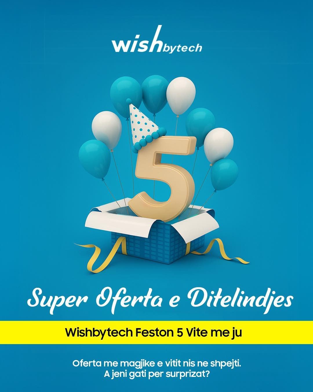 Wishbytech feston 5 vite me ju