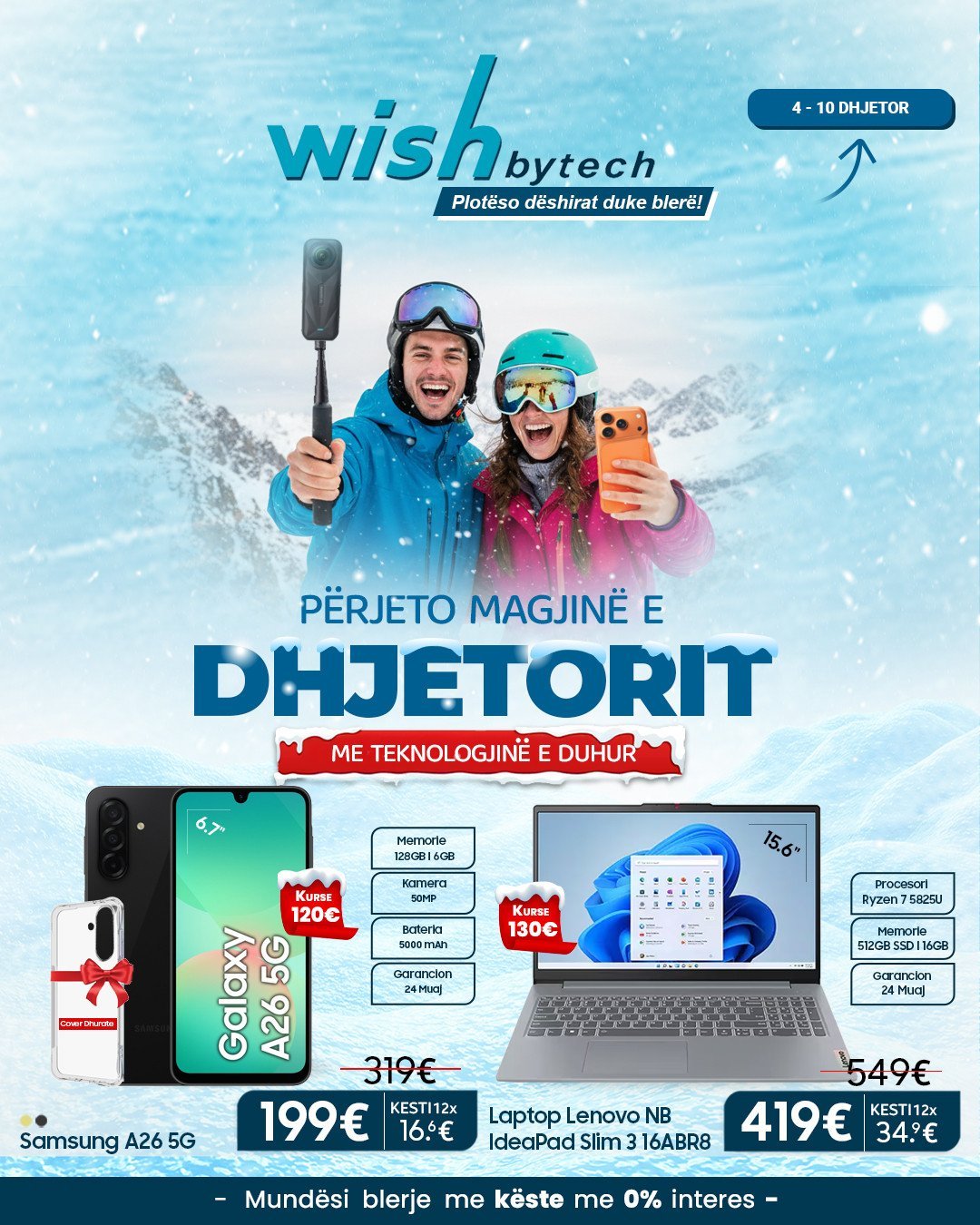 Dhjetori ka më shumë magji kur e përjeton me teknologjinë e duhur