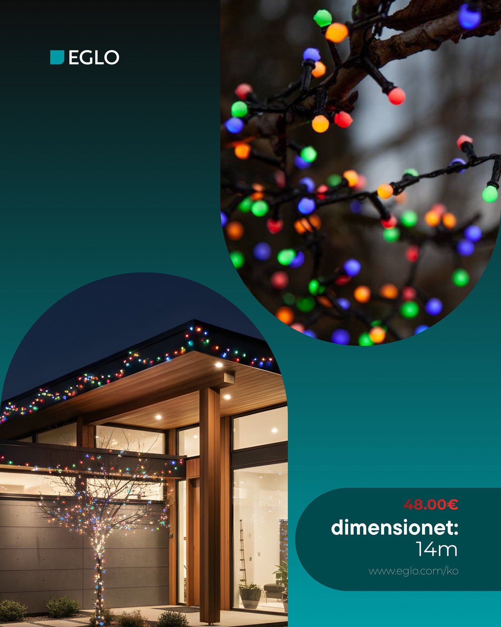 Ndriço shtëpinë nga brenda e jashtë dhe përjeto magjinë e fundvitit me EGLO