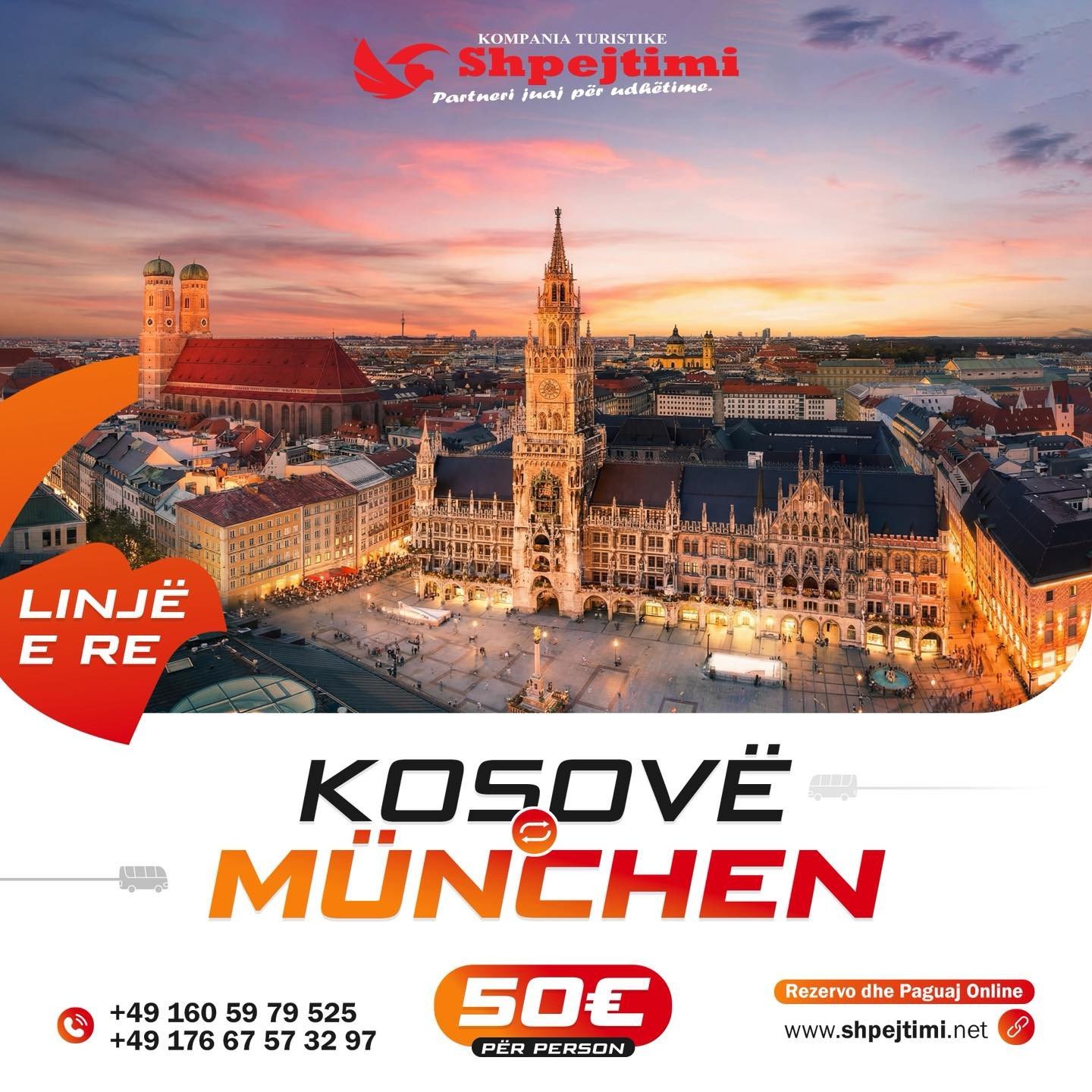 Udhëtime të rregullta çdo dite