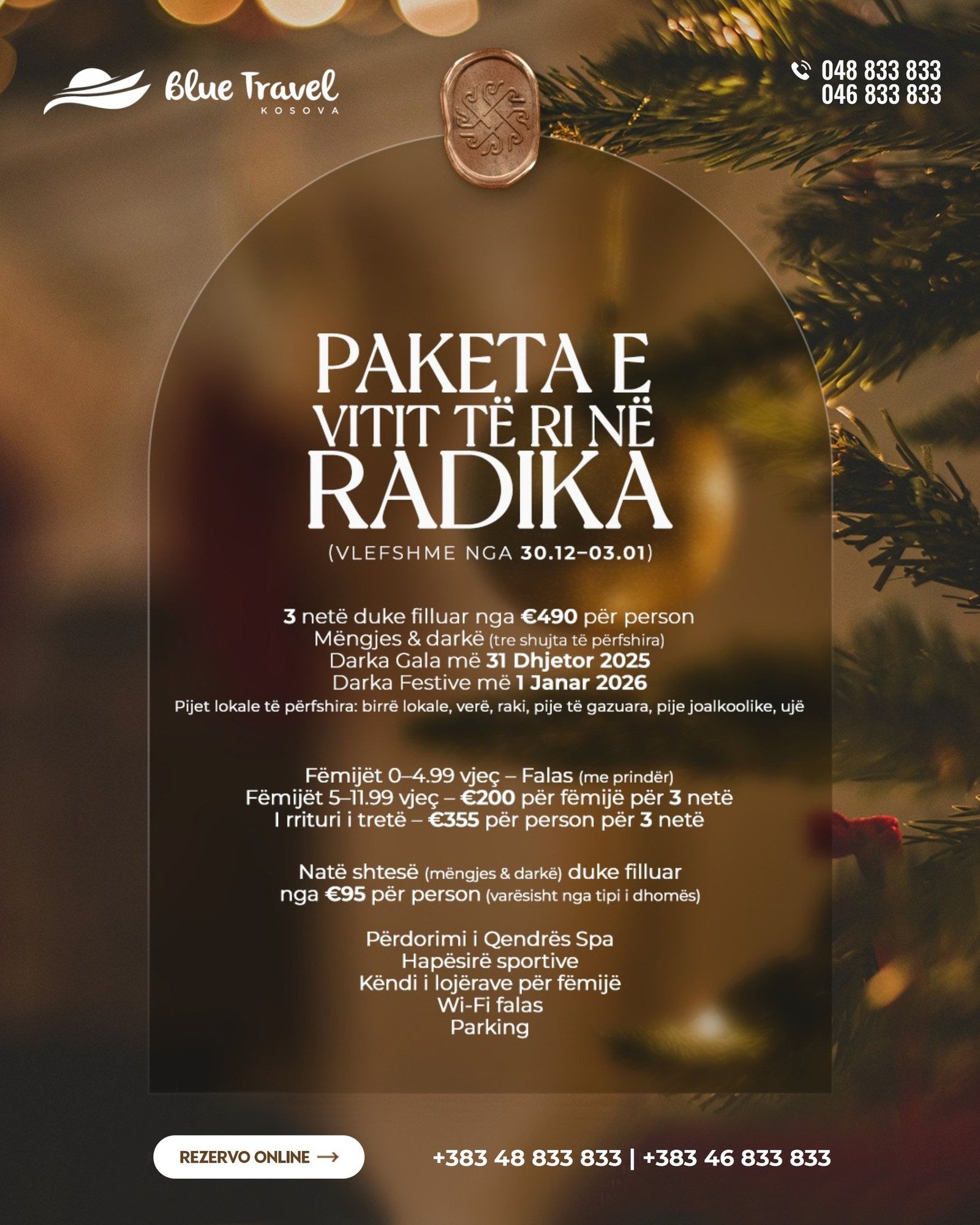 Festoni Vitin e Ri në Radika vetem me Blue Travel Kosova