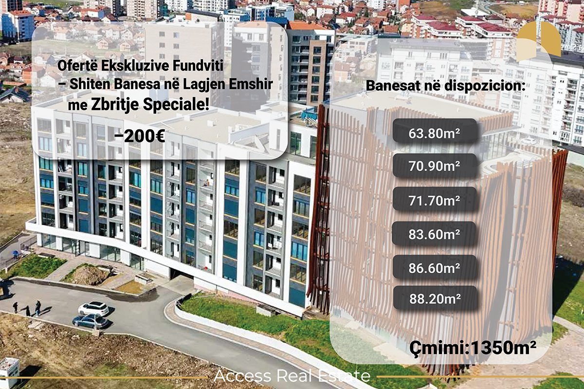 Banesat në Emshir me Çmim të Zbritur Vetëm për Këtë Muaj