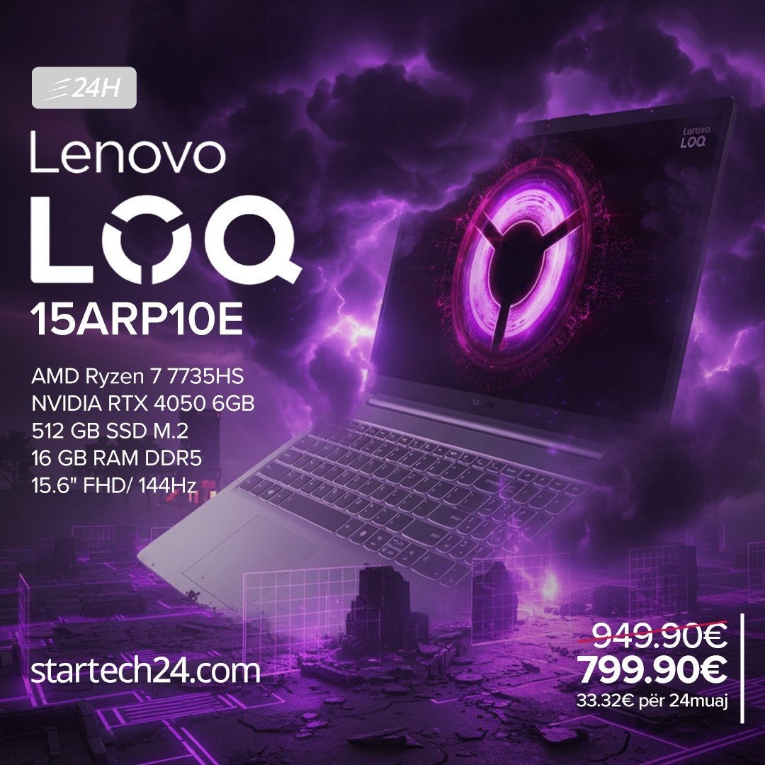 Laptop gaming i fuqishëm