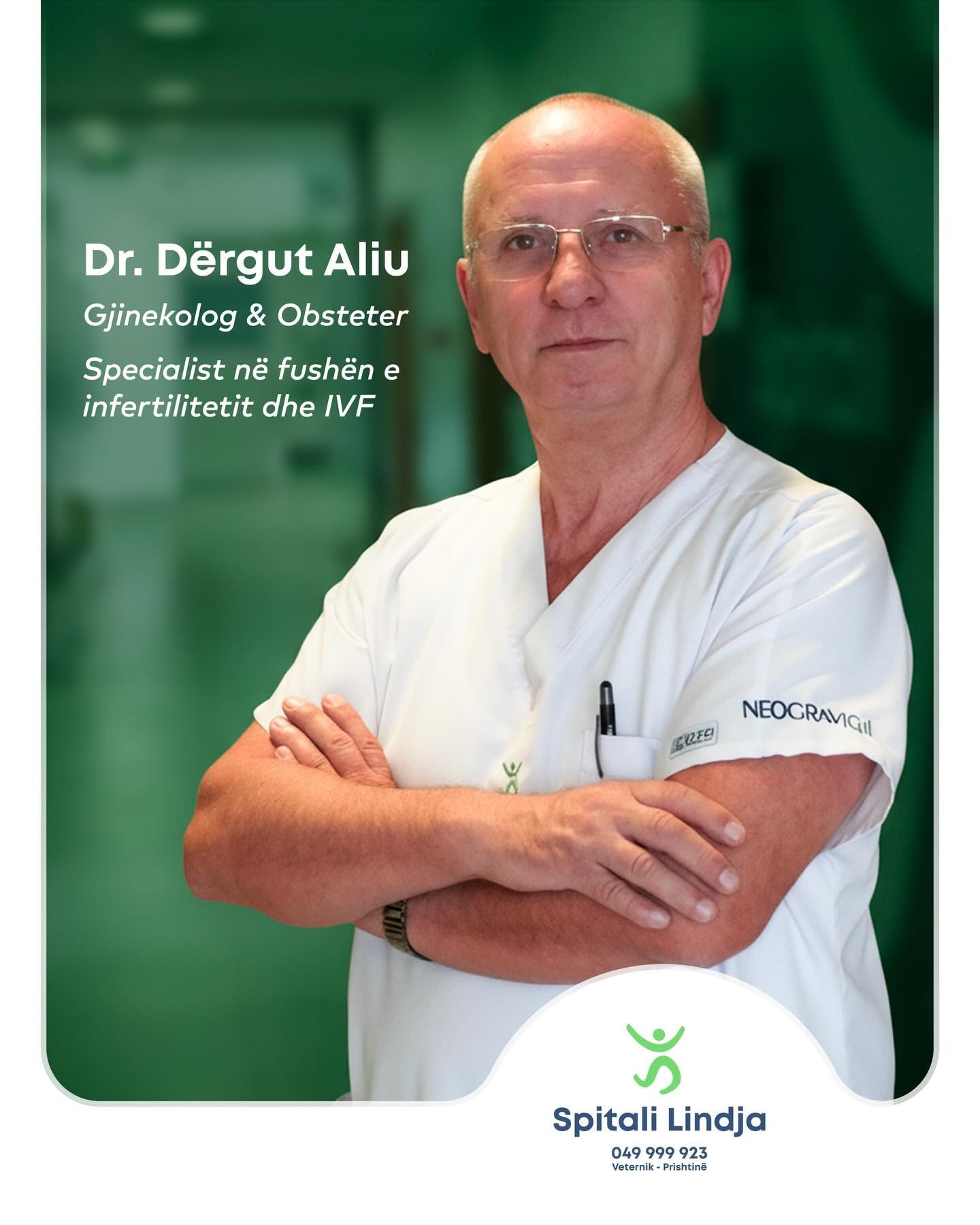 Dergut Aliu – Drejtori i Spitalit “LINDJA”