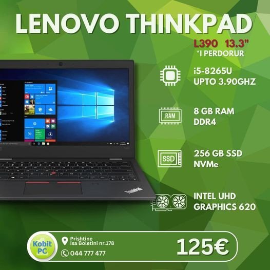 LAPTOP LENOVO L390 me super çmim!