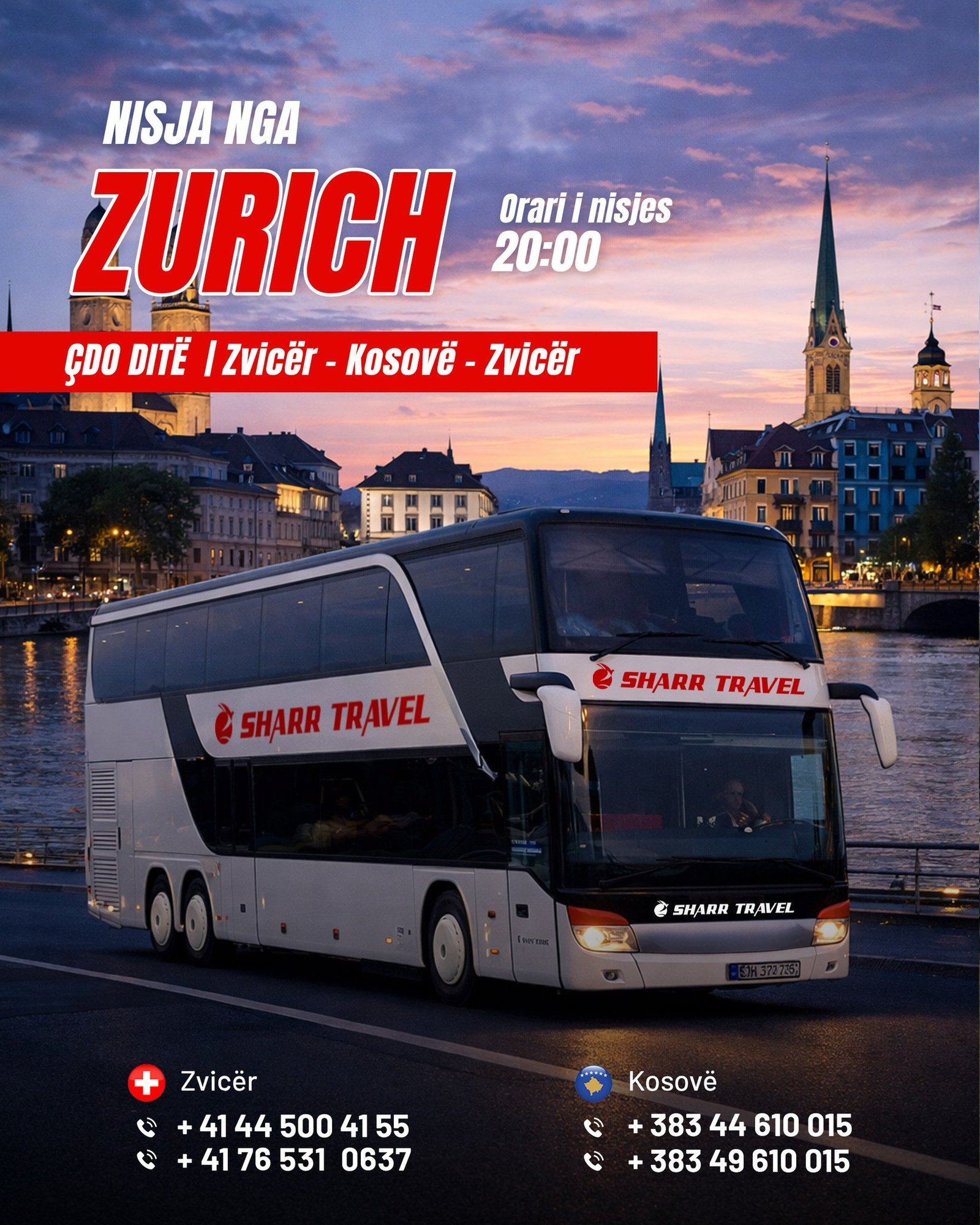 ZURICH ⇆ KOSOVË ⇆ ZURICH