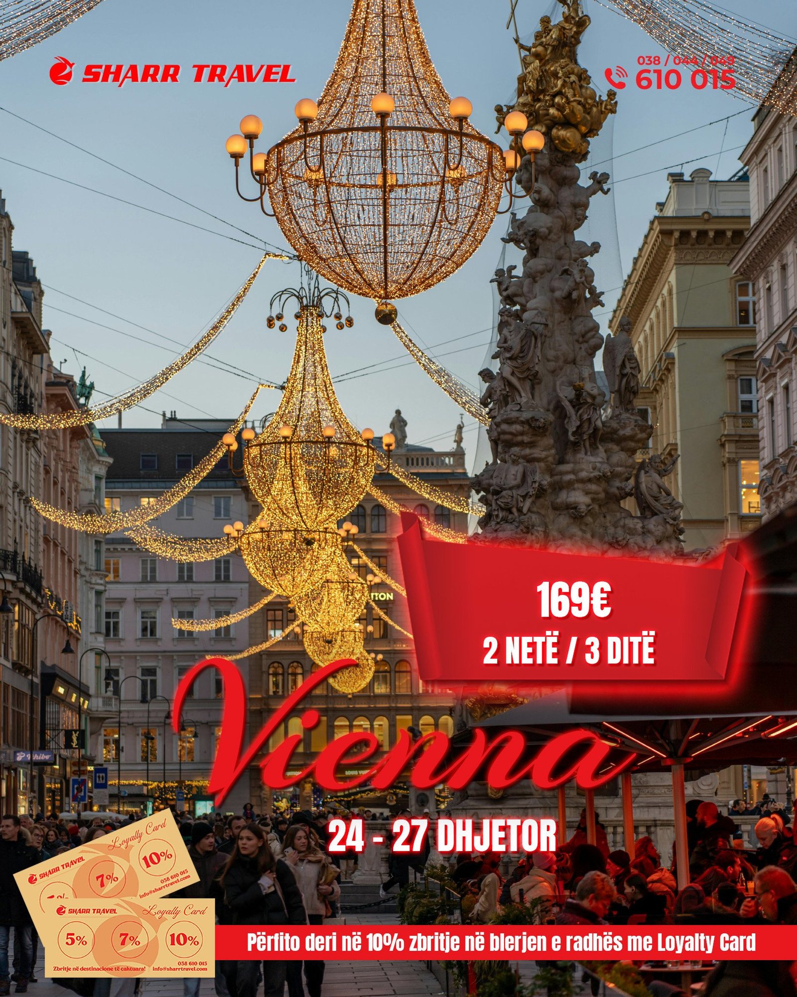 Budapest & Viena vetëm 169 €!