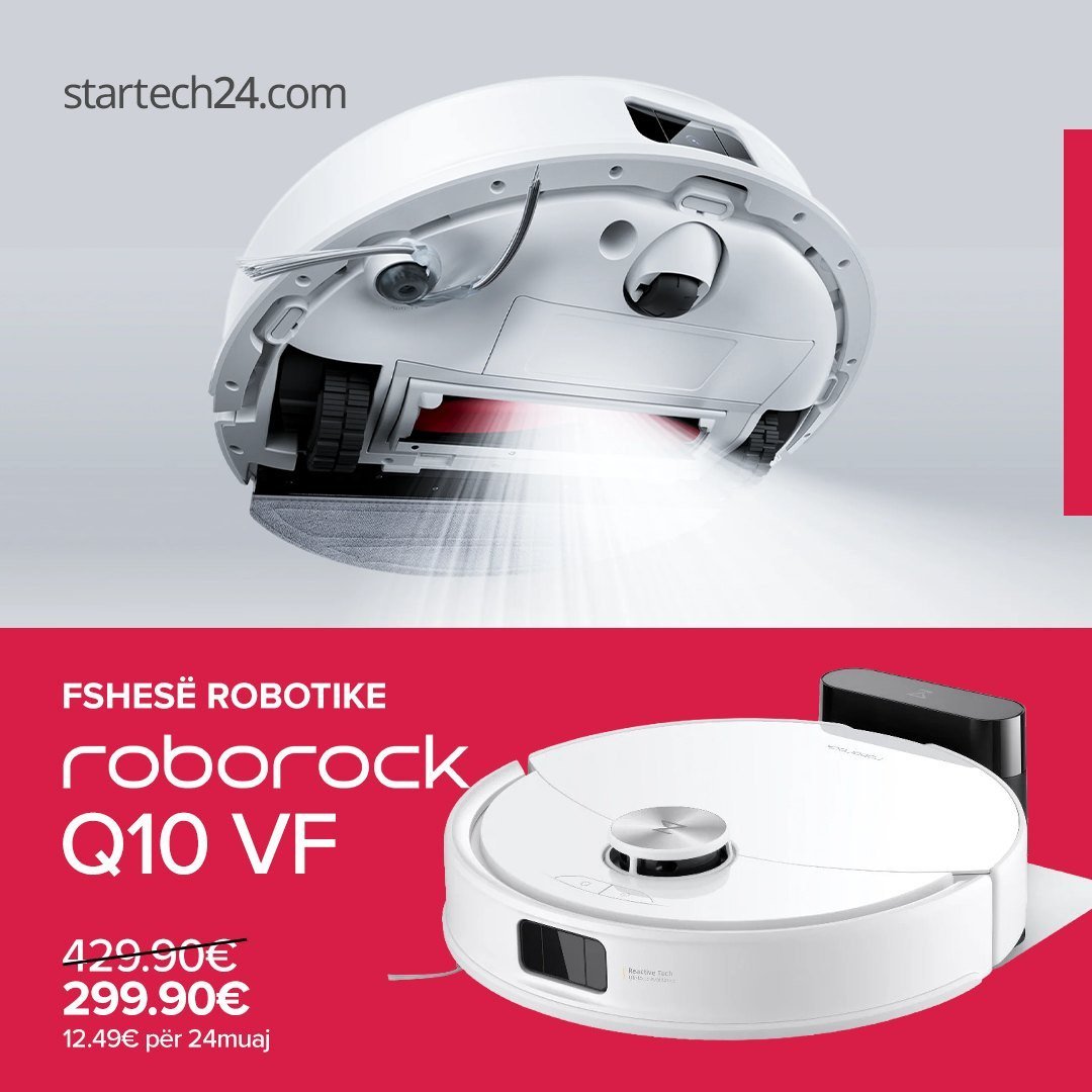 Roborock Q10 VF – fshesë robotike që pastron