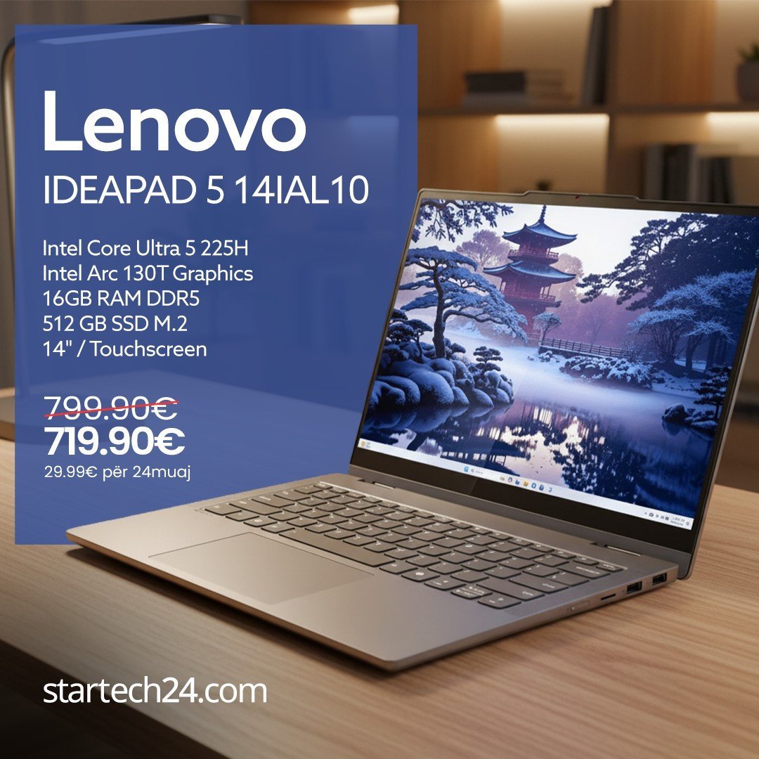 Lenovo IdeaPad 5 14IAL10 - laptop i fuqishëm dhe elegant