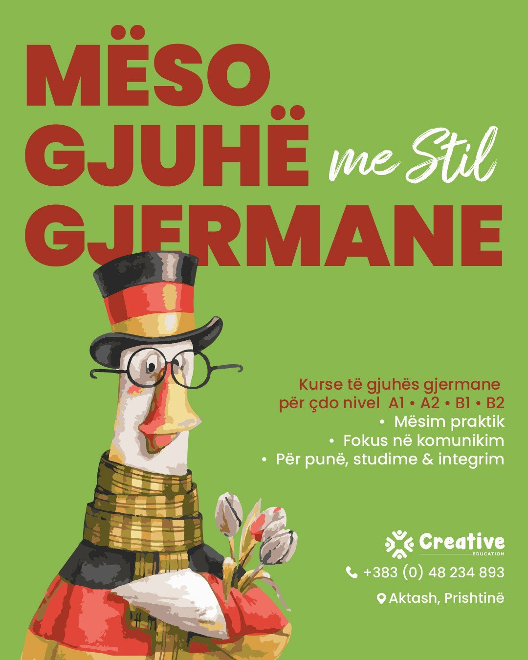 Mëso gjermanisht me stil