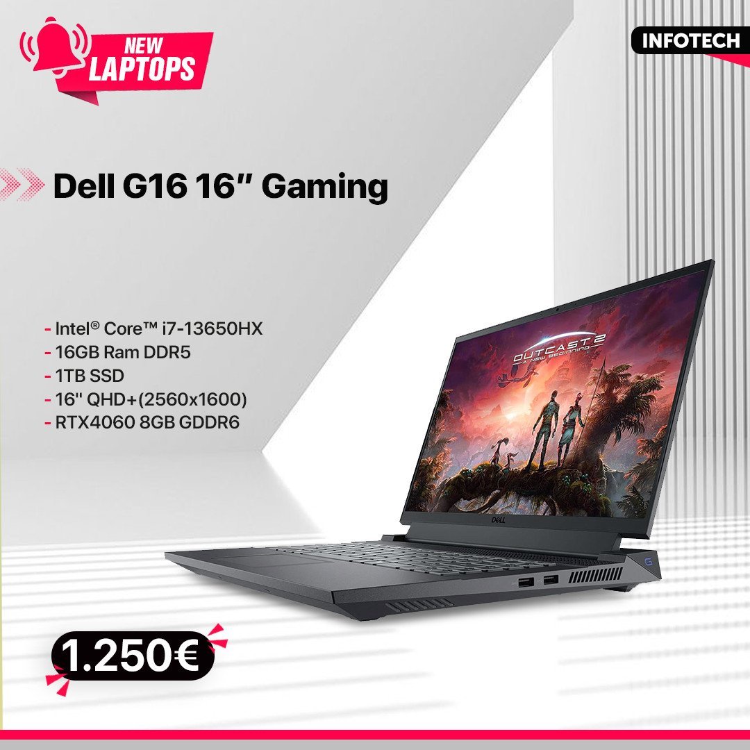 Dell G16 16"Gaming