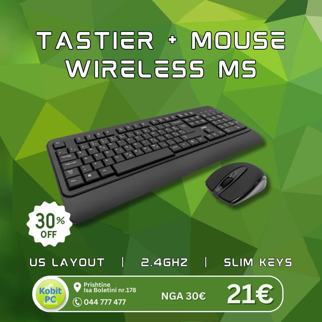 Tastiere + Mouse wireless MS