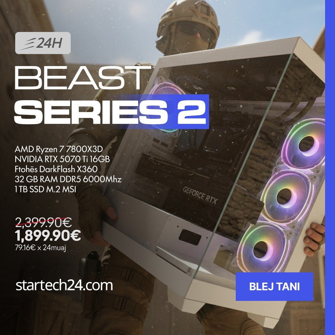 GAMING BUILDS, TË FUQISHËM, TË PAKRAHASUESHËM