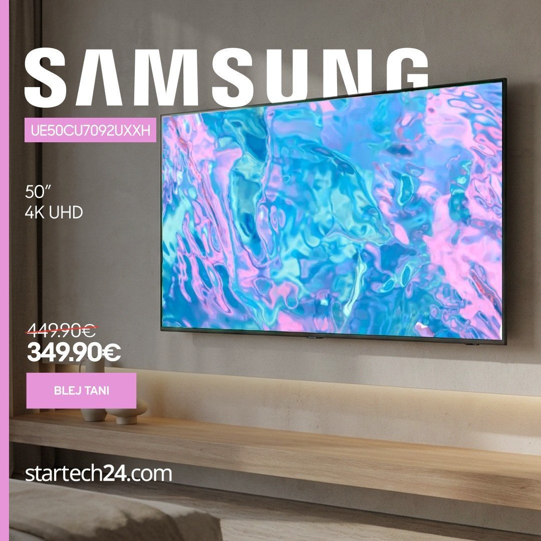 Samsung UE50CU7092UXXH – televizor 50” 4K UHD