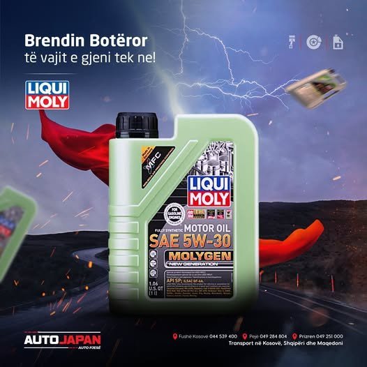 LIQUI MOLY ofron vaj të veçantë për çdo automjet në botë.