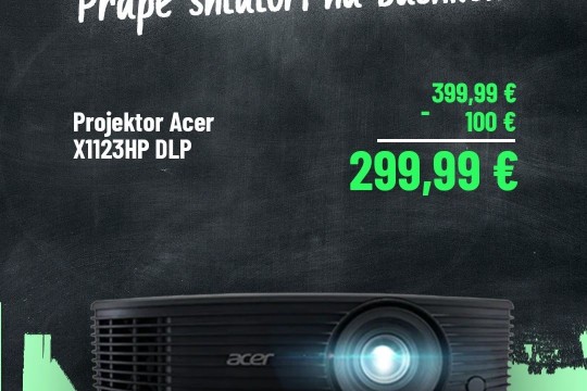 Startech - Projektor Acer X1123HP DLP
