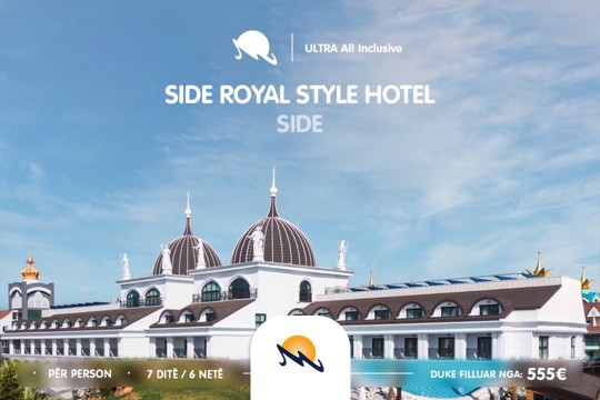 Fibula Travel Agency-SIDE ROYAL STYLE HOTEL 5*, Ultra All Inclusive, SIDE