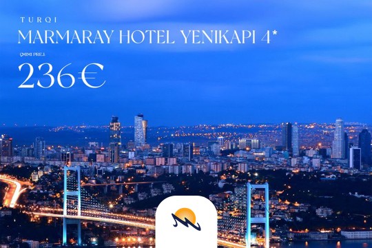 Fibula Travel-MARMARAY HOTEL YENIKAPI 4*, Stamboll, TURQI!