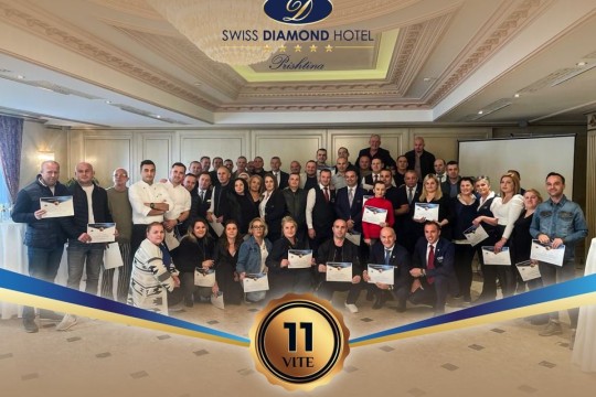 Swiss Diamond Hotel Prishtina - 11 vite perkushtim