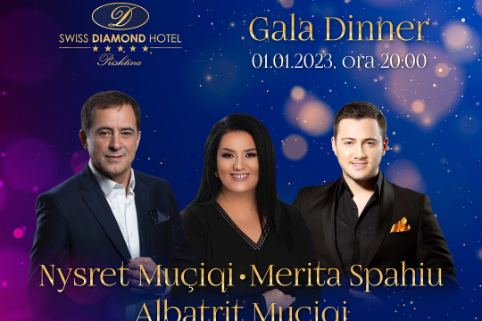Swiss Diamond Hotel Prishtina - GALA Dinner 01.01.2023