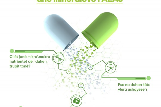 D3 Pharmacy - Matja e vitaminave dhe mineraleve FALAS