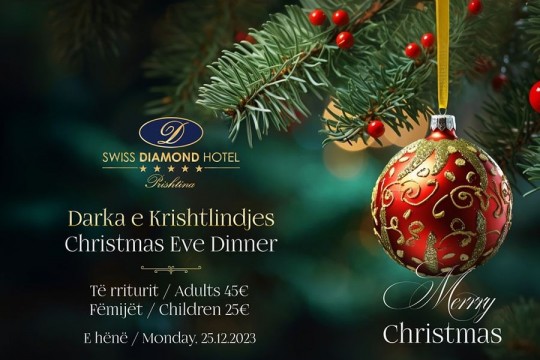 Swiss Diamond Hotel Prishtina -Magjinë e Krishtlindjeve