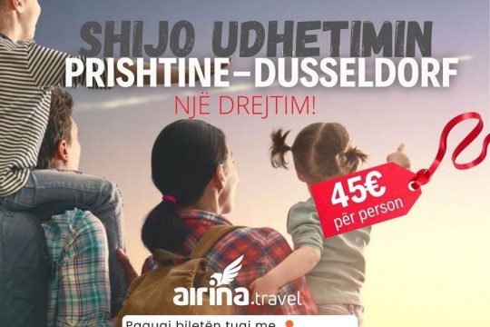 Airina Travel-Germany/ Prishtinë-Düsseldorf