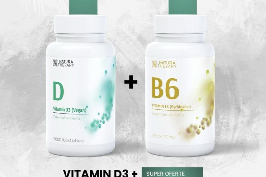 Natural Therapy -Vitamina D3+Vitamina B6