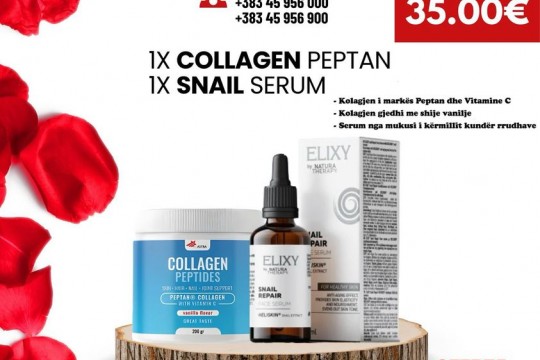 Natural Therapy -Collagen Peptides , Serum Snail Repair