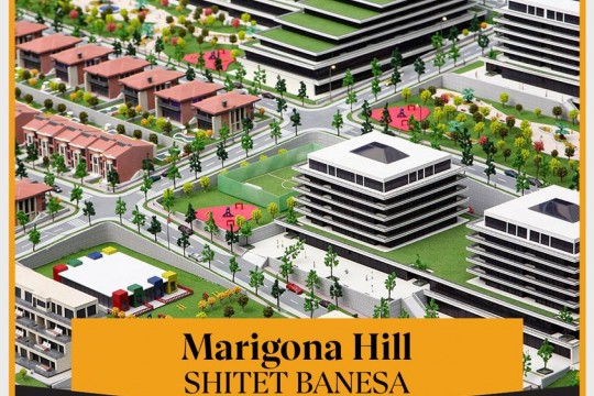 Banese në shitje 129.80 m2 + 43.30 m2 terasë në Marigona Hill