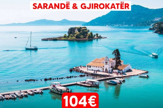 Sharr Travel -Vikendi në Korfuz, Sarandë & Vlorë