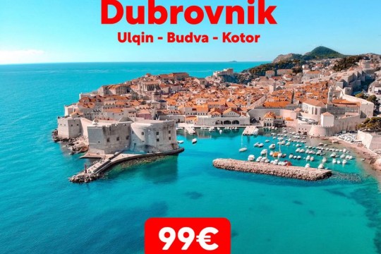 Sharr Travel - Vikendi në Dubrovnik, Ulqin, Budva, Kotor