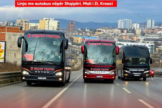 Sharr Travel - Linja me autobus nëpër Shqipëri, Mali i Zi, Kroaci