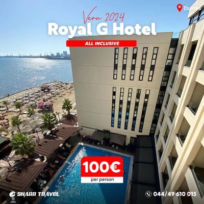 Sharr Travel -Royal G Hotel & Spa (Durrës)