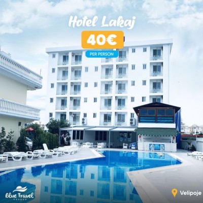 Blue Travel -𝐒𝐮𝐩𝐞𝐫 𝐎𝐟𝐞𝐫𝐭𝐚 𝐞 𝐌𝐮𝐚𝐣𝐢𝐭 KORRIK në Hotel Lakaj (Velipojë)